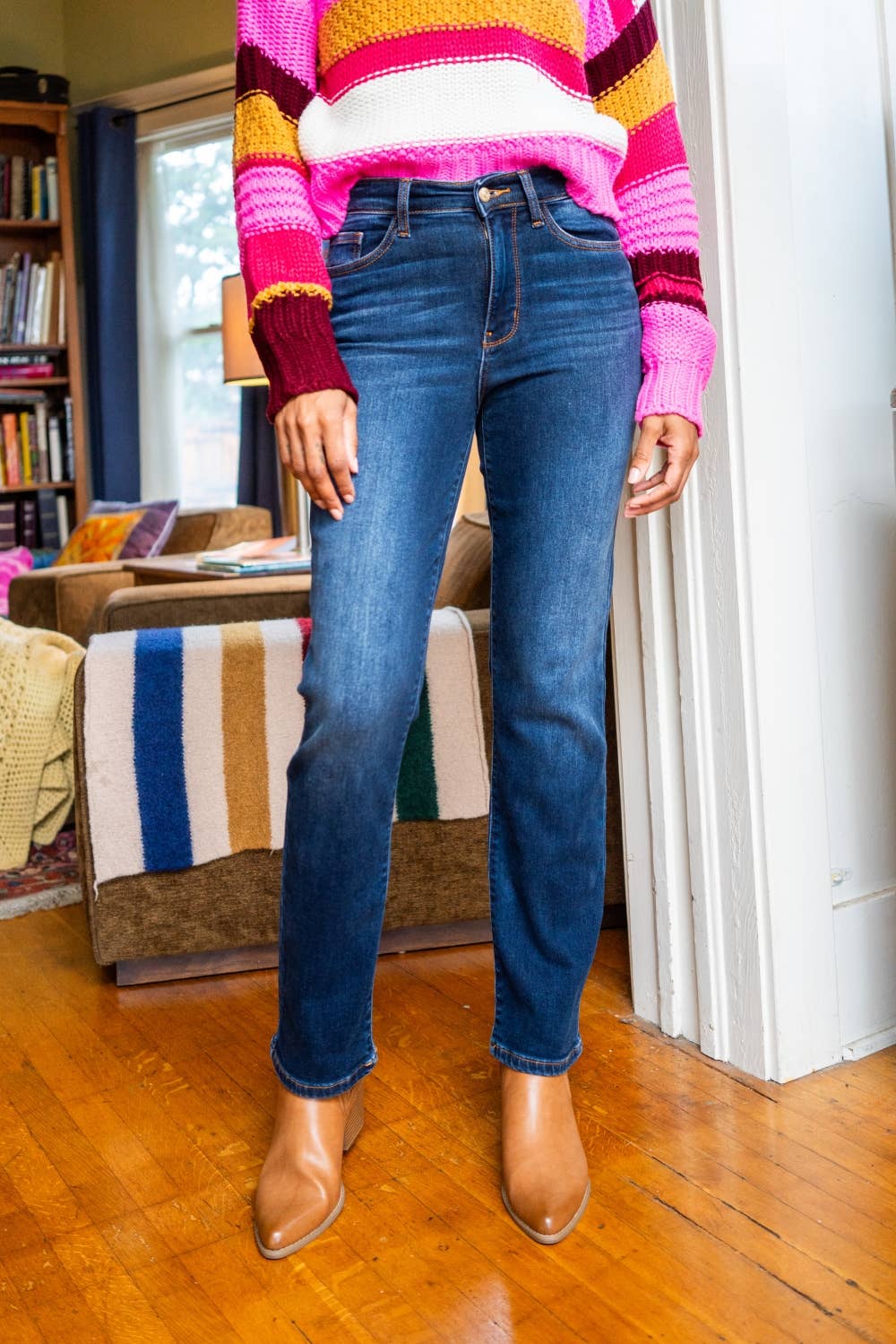 Vintage Wash Thermal Straight