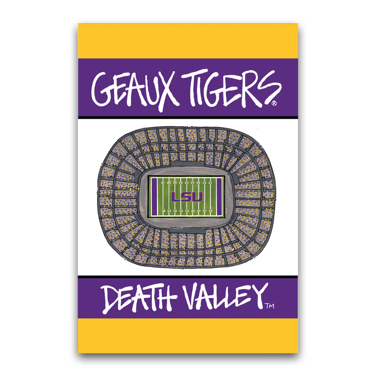 LSU Stadium Flag