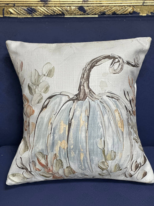GA Blue Pumpkin Pillow