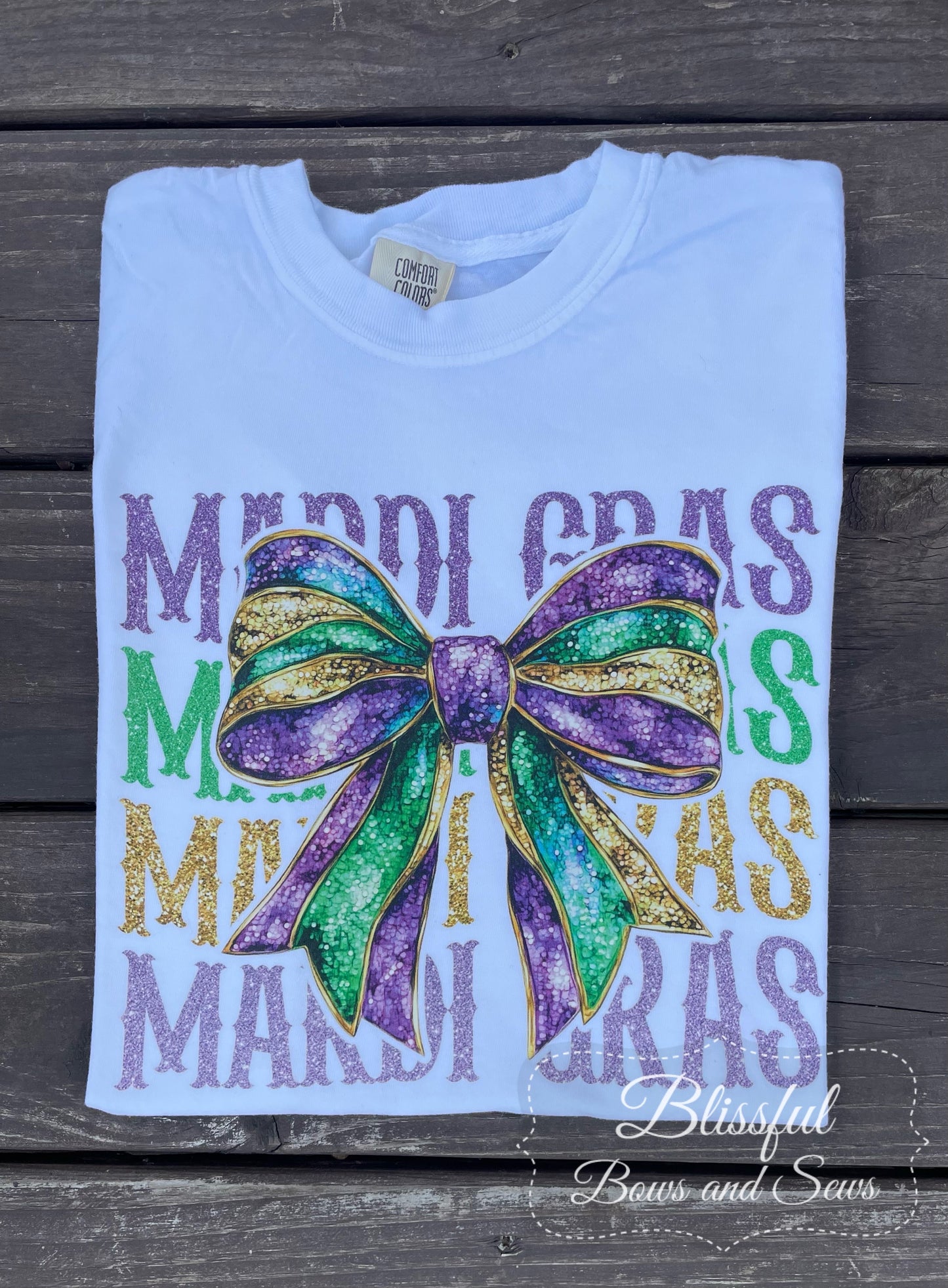 Mardi Gras w/ Bow