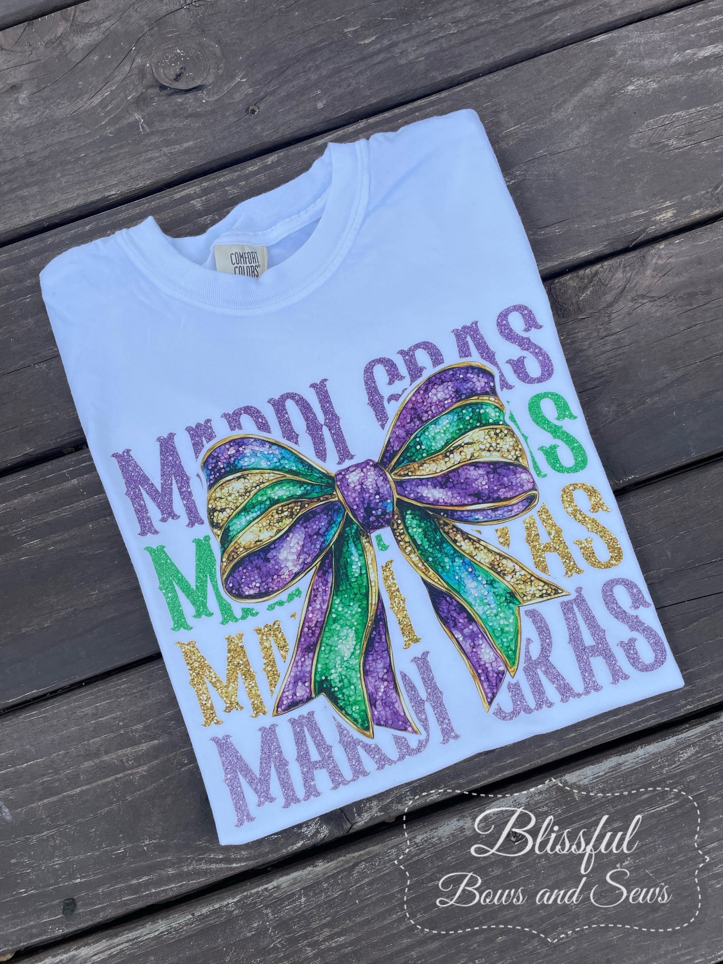 Mardi Gras w/ Bow