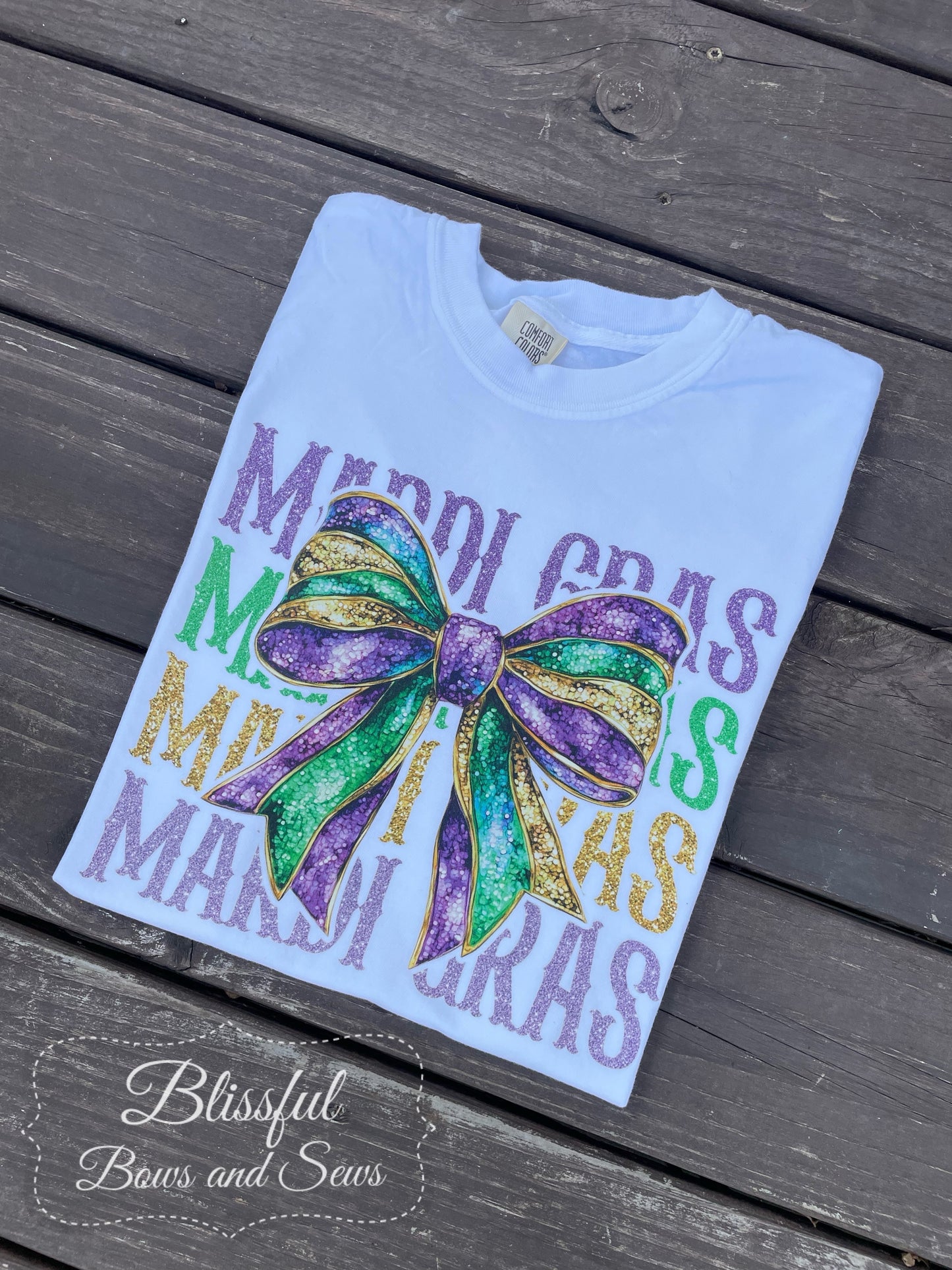 Mardi Gras w/ Bow