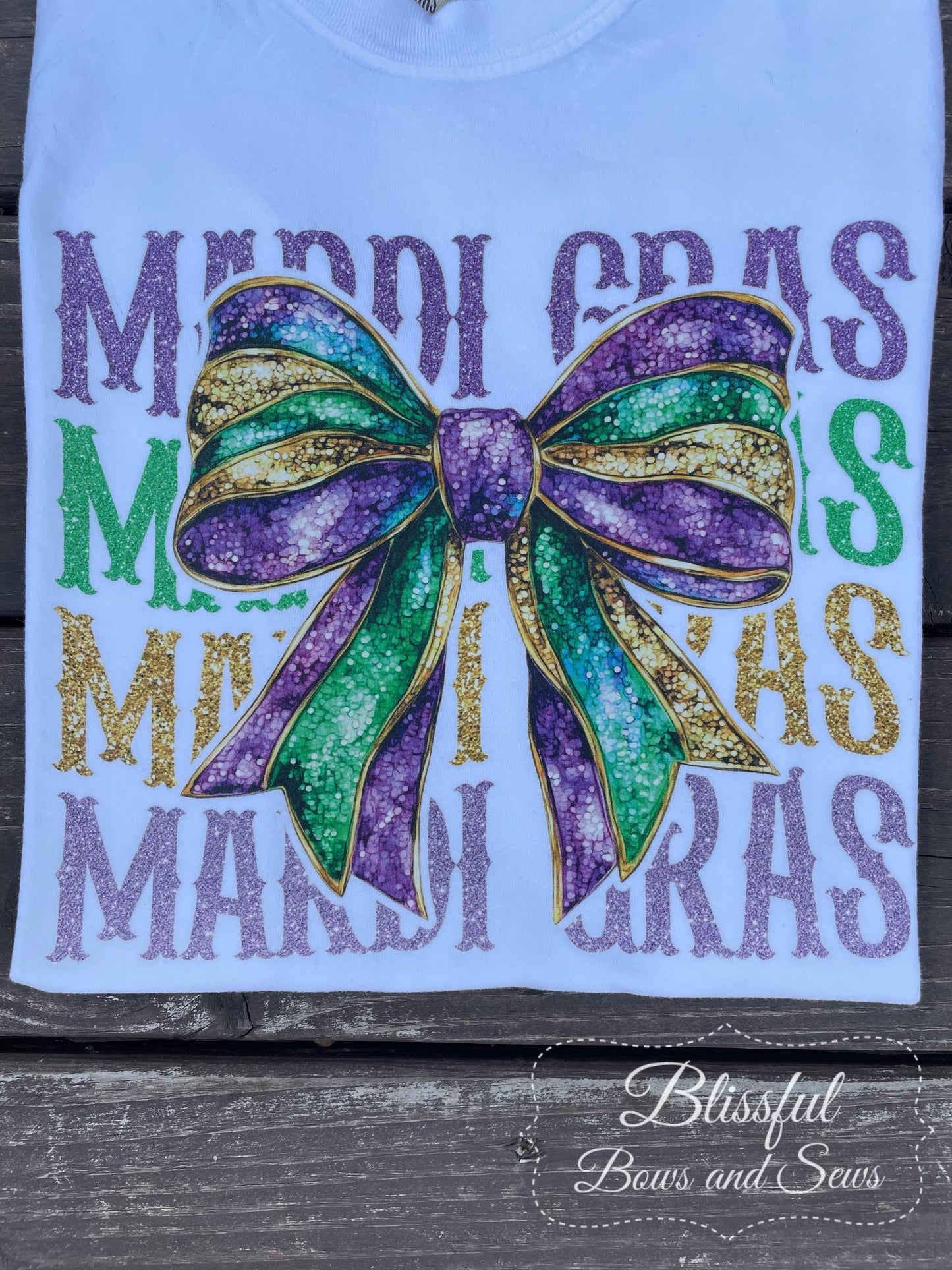 Mardi Gras w/ Bow
