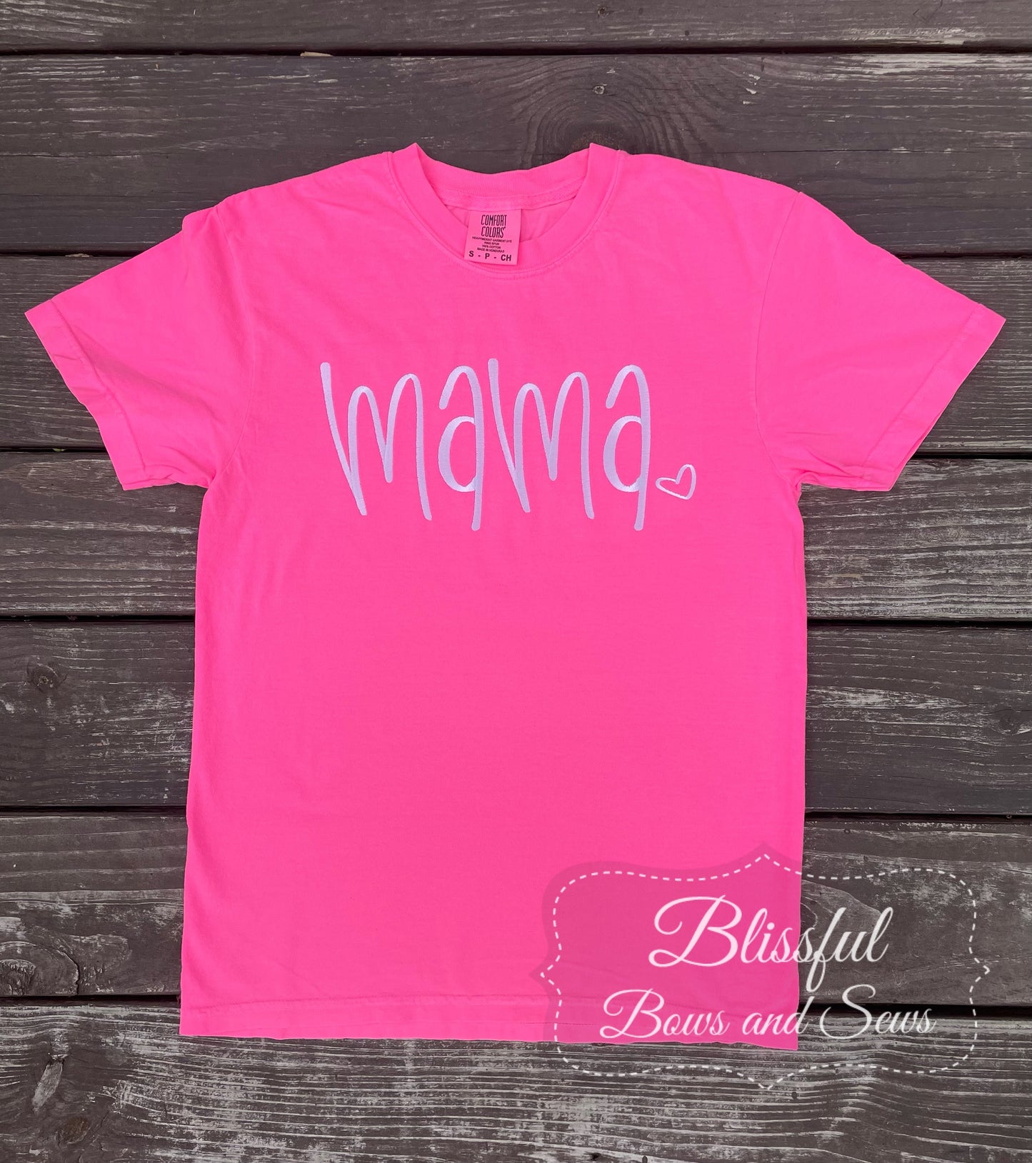 Mama Monogram Pink T-Shirt