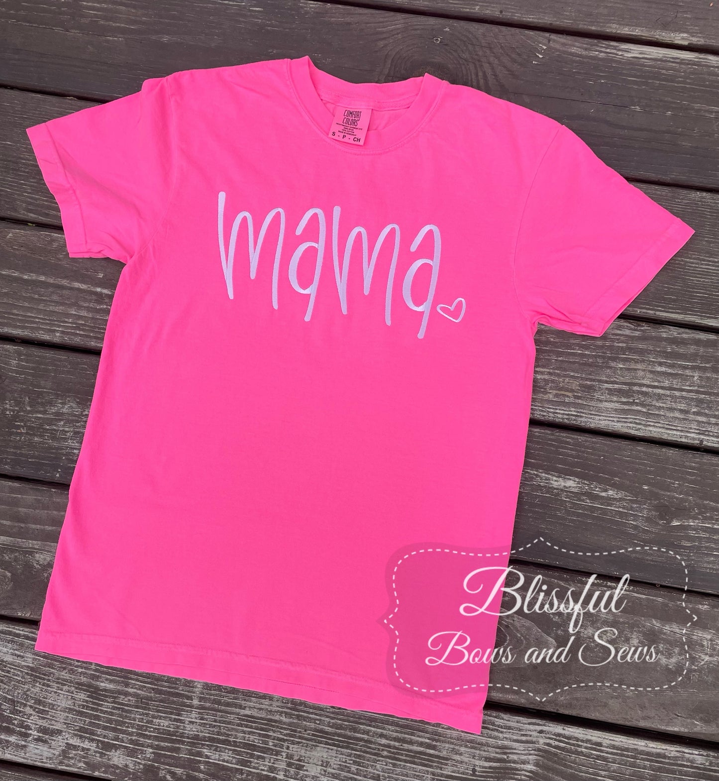 Mama Monogram Pink T-Shirt