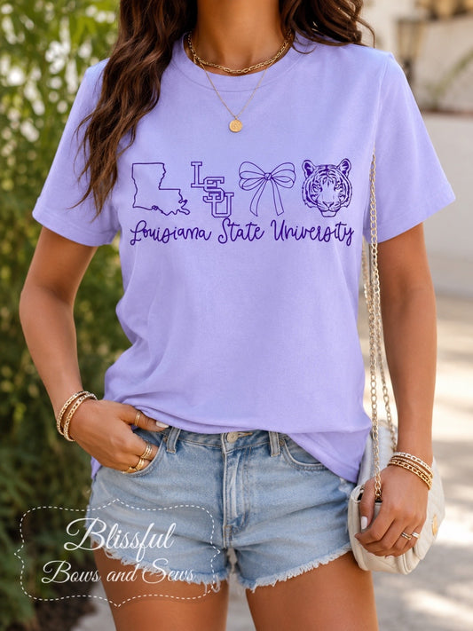 Louisiana State Purple Shirt