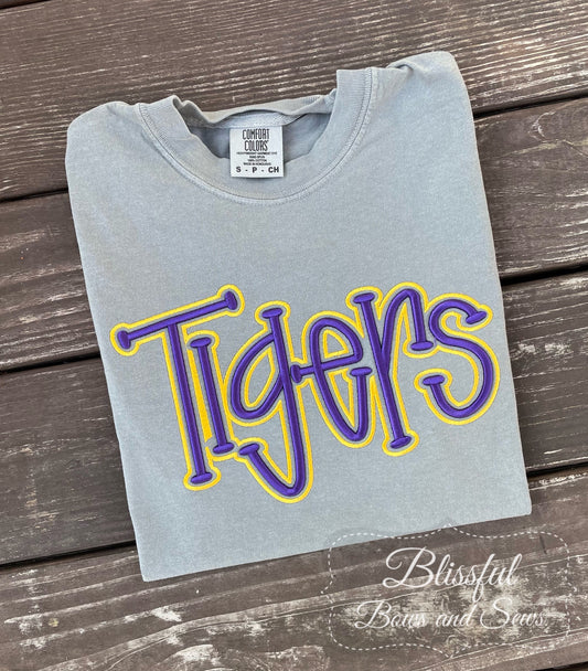 Purple and Gold Puff