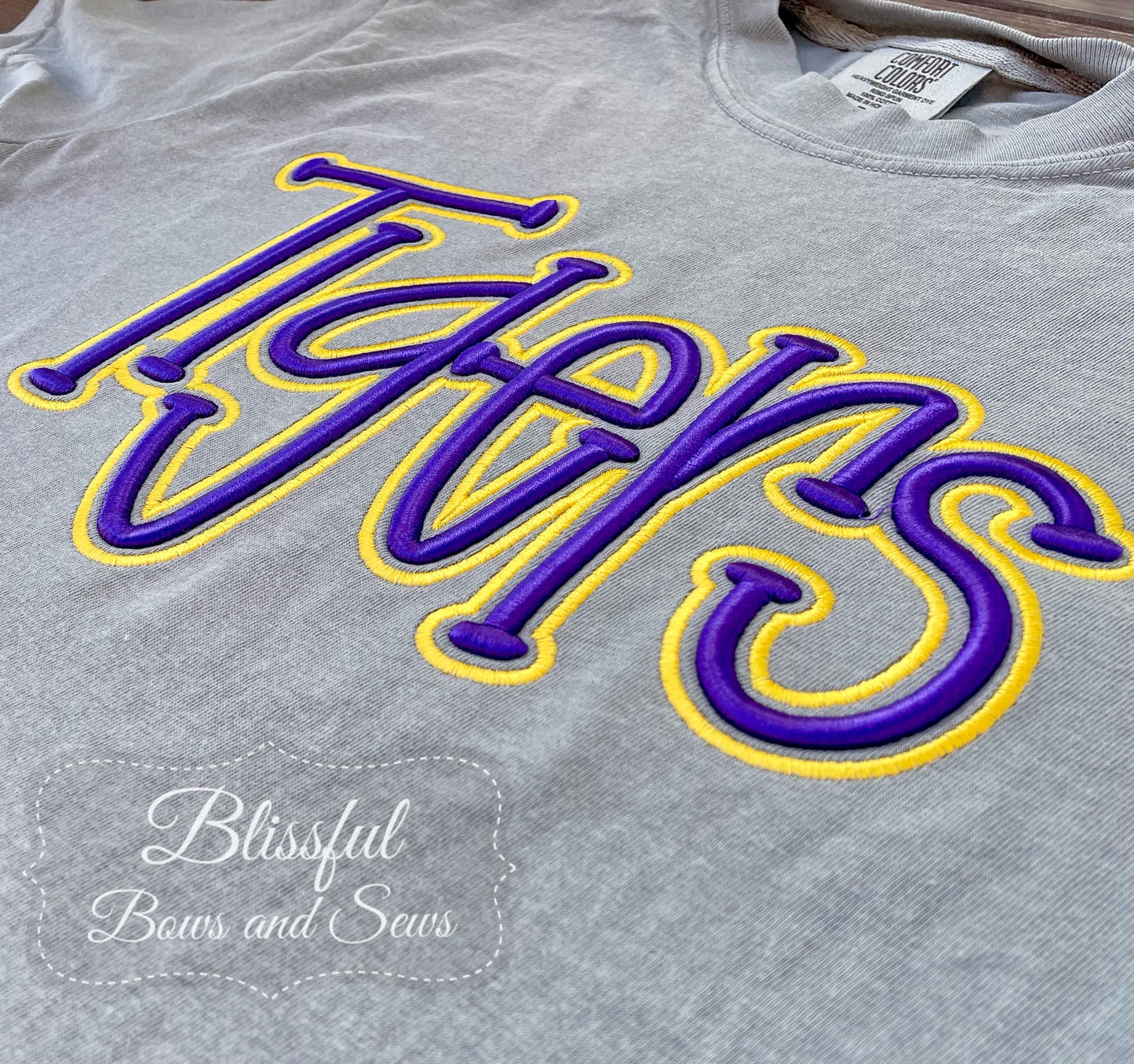 Purple and Gold Puff