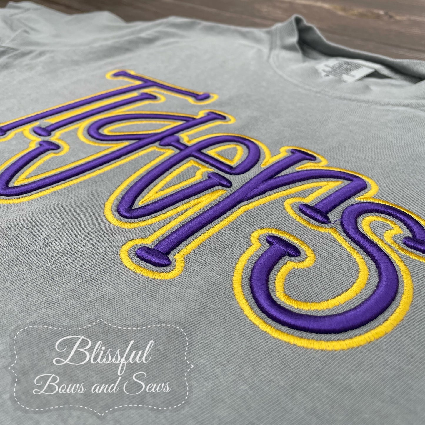 Purple and Gold Puff